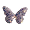 Pink sequined butterfly hair accessory, cute headwear for girls, sweet style decoration Item Picture